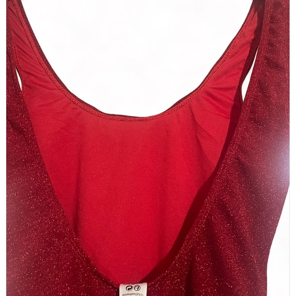 SHEKINI ☀️ Sparkle Metallic Bikini Low Back One Piece Swimsuits - Picture 3 of 4